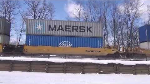 Fast CSX Stack Train