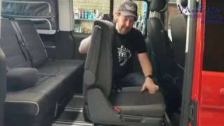 Multivan Caravelle Uk Rail System - Operating & Installing Seats
