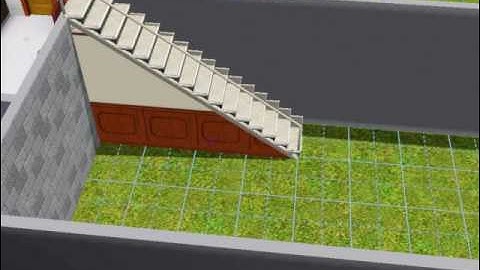 Sims 3 stair walls