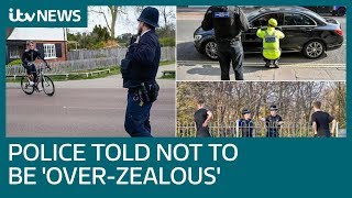 UK police face allegations of being 'over-zealous' at coronavirus social distancing | ITV News