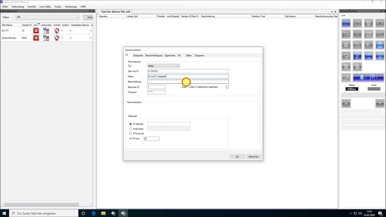 VCP -  Anlegen eines HeiTel Rekorders