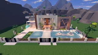 NEW!! Rock Modern Mansion Tour in Harbor East Rp! 🌴🏰 #mansions #metrolife #roblox #harboreast #edit 