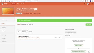 PlanningCenter Attendance Training