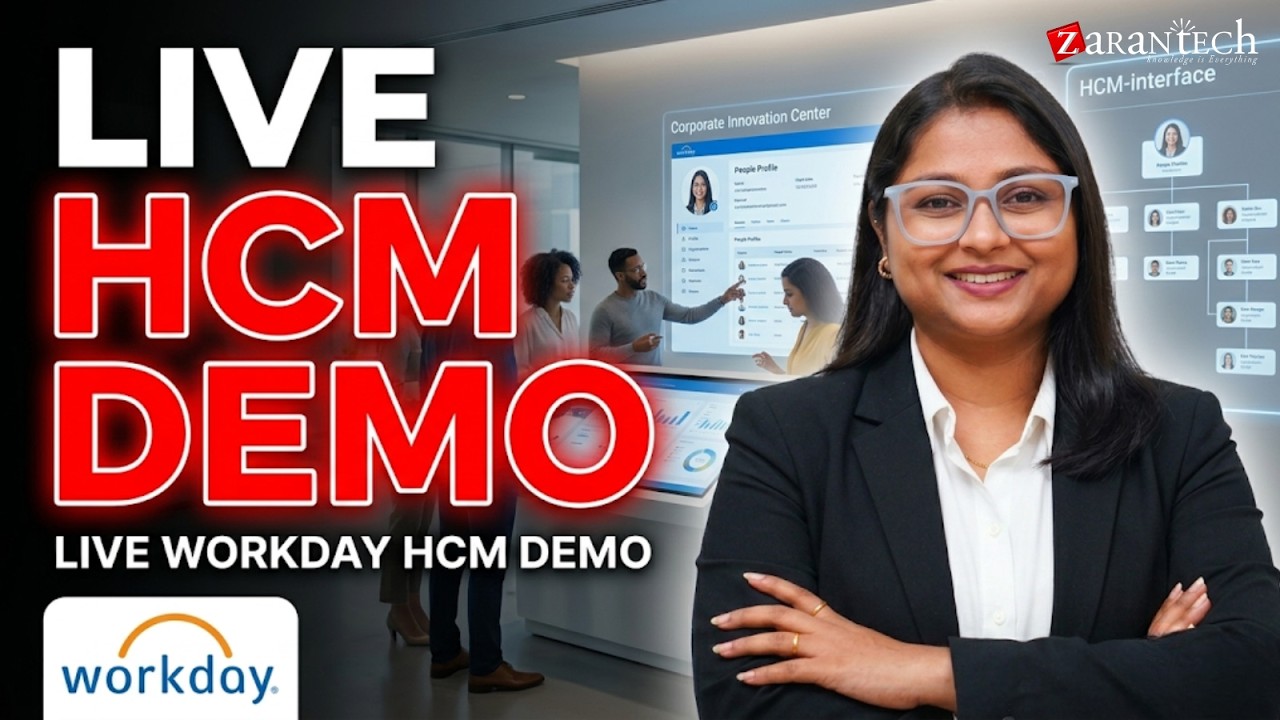 Workday HCM Mentorship Program - Live Demo | ZaranTech - YouTube