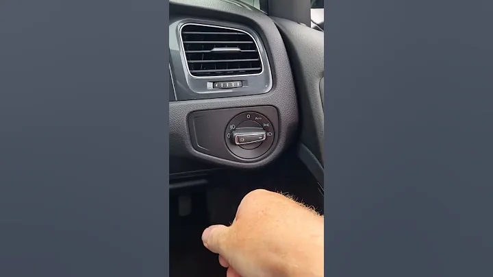 How to put the fog lights on