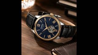 Đồng Hồ Citizen Cơ-Automatic Lộ Máy Dây Da NH9136-02L