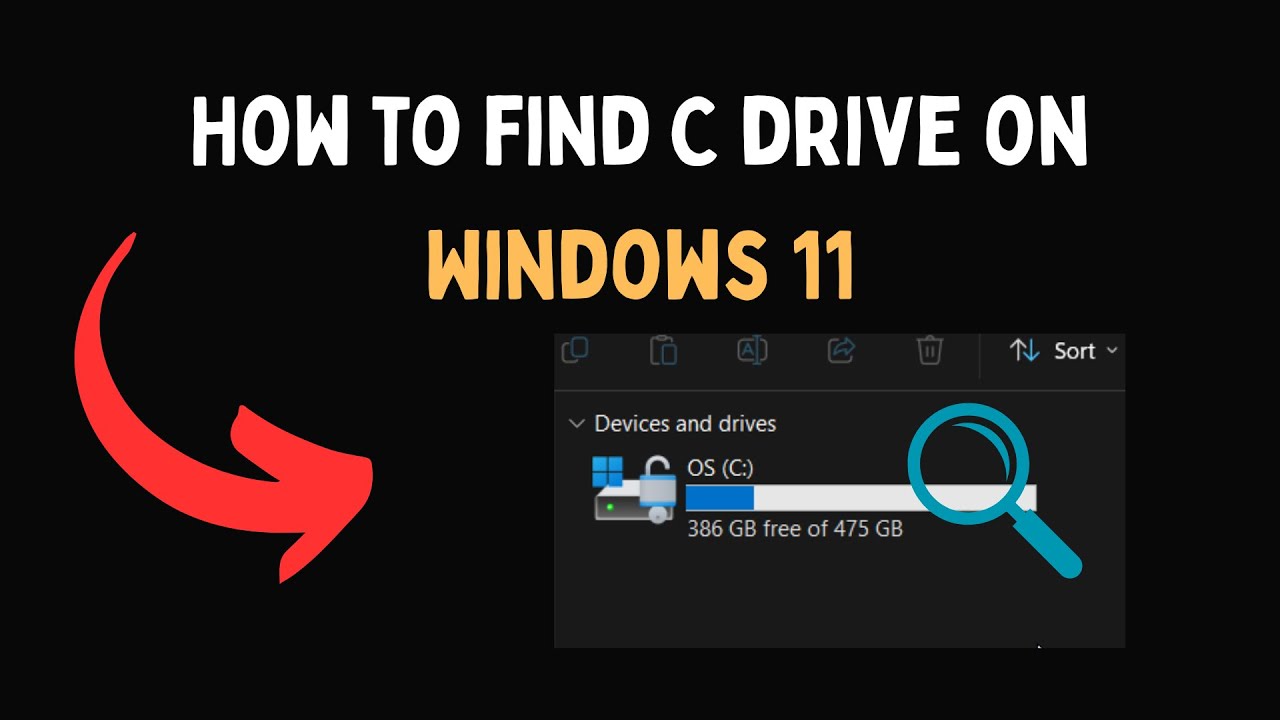 How to find C drive on Windows 11 - YouTube
