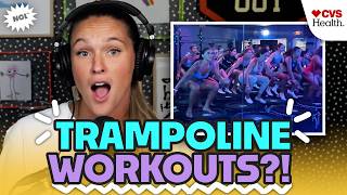 How would Kylie do at a TRAMPOLINE workout class More Sh t Monday