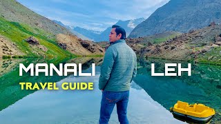 Manali to Leh Ladakh Road Trip Cost | Travel Guide | Leh Manali highway journey in Tempo Traveller