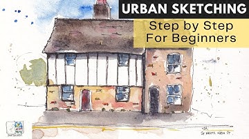 Stedelijk schetsen voor beginners - Stap voor stap - Tutorial