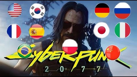 Cyberpunk 2077 - Opening Intro Cinematic (ALL languages)