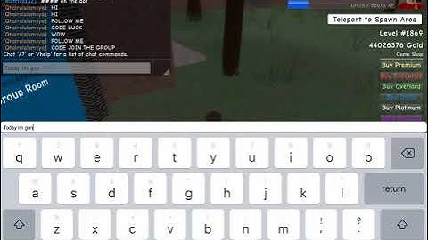 New Code for Infinity RPG (Roblox)