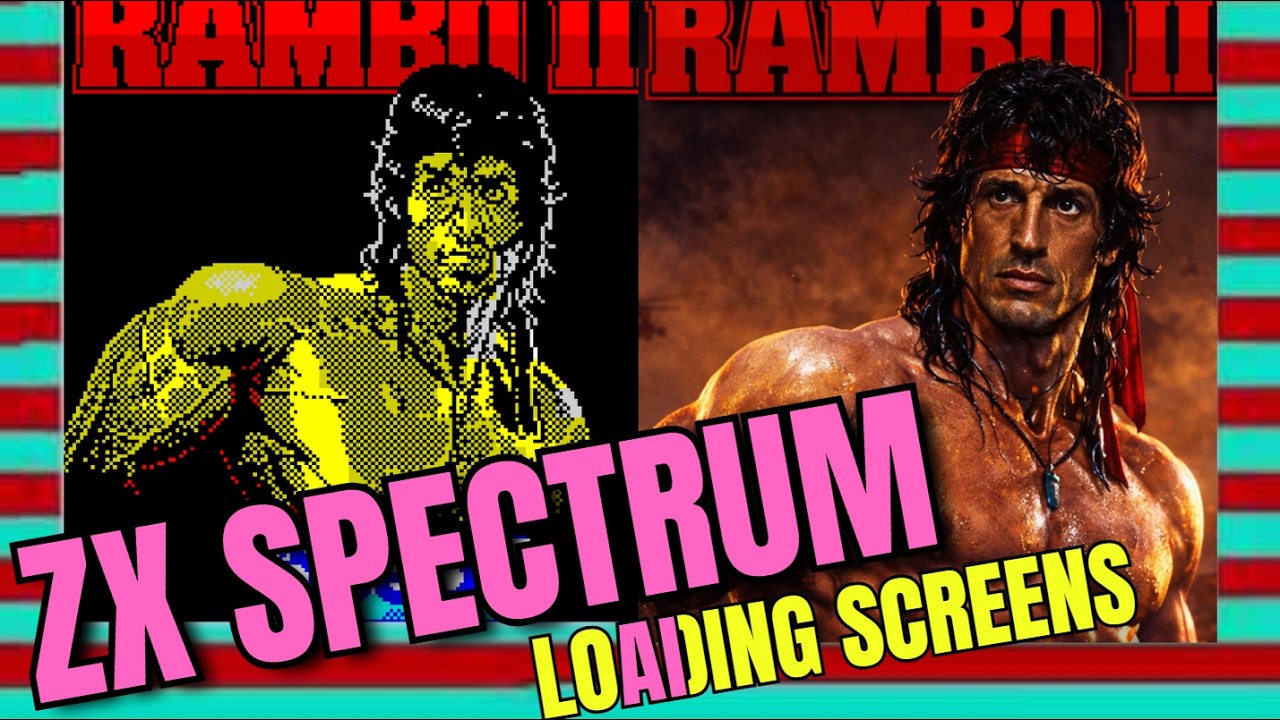 シャラザードページ ZX Spectrum Loading Screen (AI 5) - YouTube
