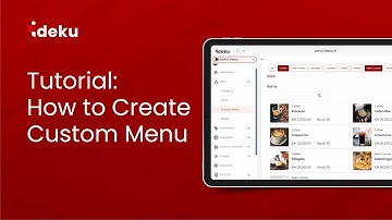 Tutorial How to Create Custom Menu