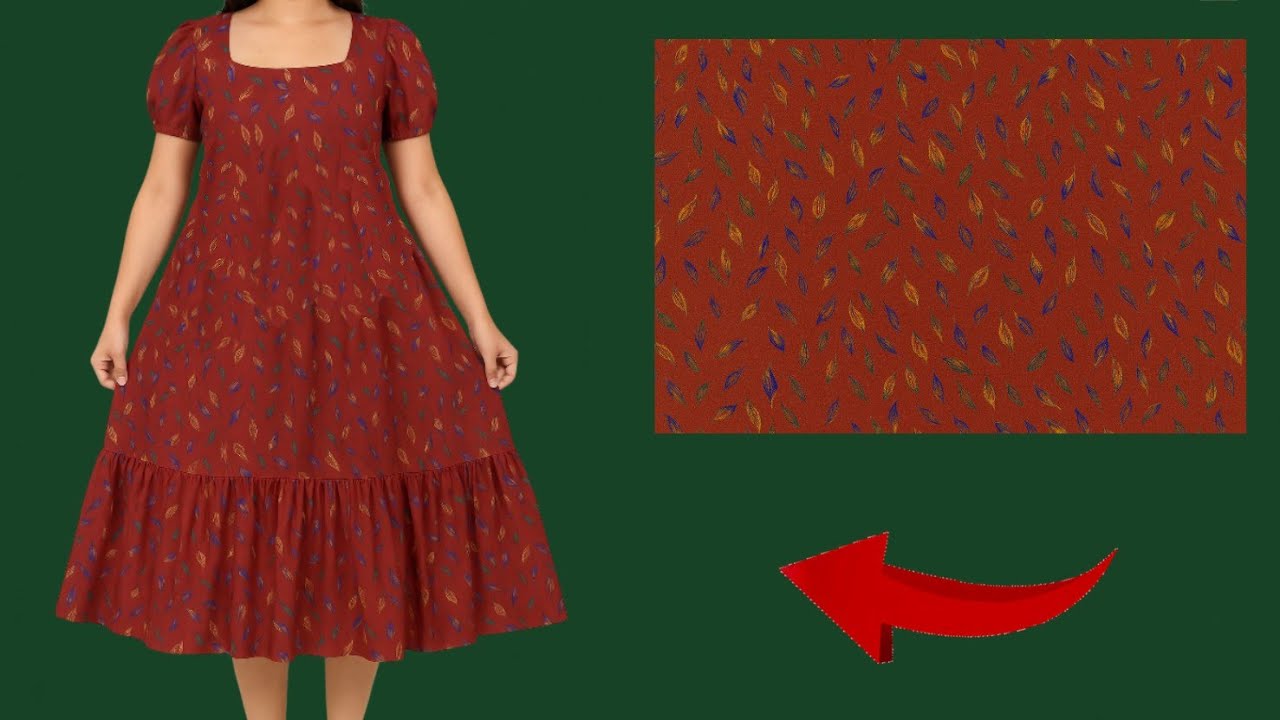 🧵 I show you how to make a viral dress that everyone wants🌷Everyone will want this Dress 💃