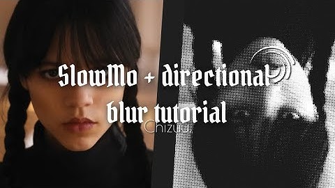 SlowMo+ directional blur transition tutorial | Alight motion