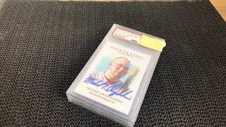 My First PSA Graded Submission Return Rookie HOF Autograph Cards