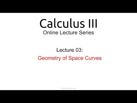 Lecture 03: Geometry