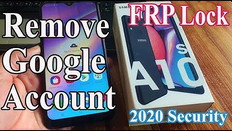 Bypass Google Account Lock Samsung Galaxy A10s (SM-A107F) U5/BIT5/REV5 FRP Android 9 - NEW