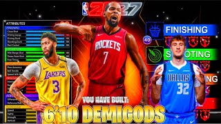 6'10 BUILDS ARE GLITCHED IN NBA 2K27! 😱 (Top 3 Demi-Gods)