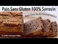 Pain au Sarrasin Sans Gluten/ Une seule fermentation/ Blé noir/ Gluten Free