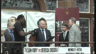 Tyson Fury vs Derek Chisora Weigh In