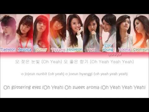 Girls Generation Gee Color Coded Hanromeng Lyrics By Yankat