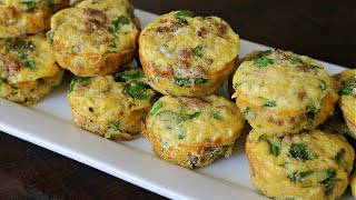 Easy Make-Ahead Sausage and Egg Muffins (Whole30/Healthy) Resimi