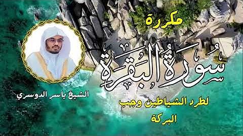 سورة البقرة تلاوة الشيخ ياسر الدوسري #اكسبلور #لايك #فولو
