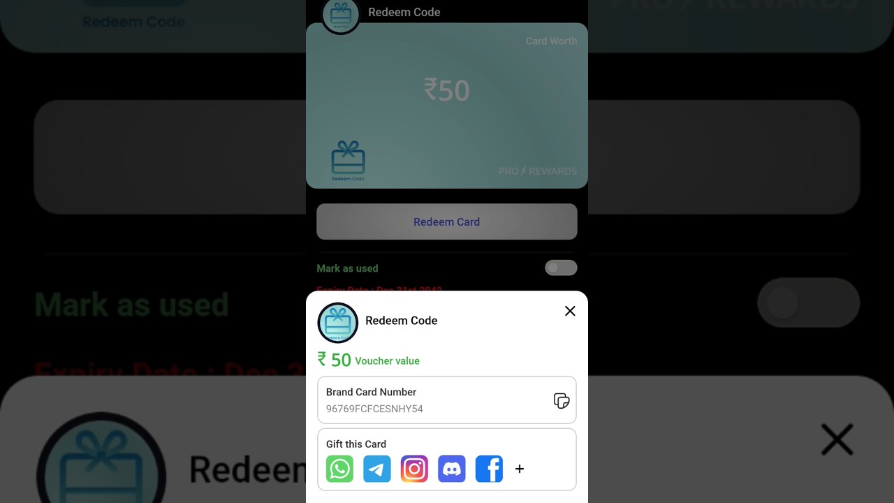 Pro rewards app real or fake 😲 50 ₹ redeem code voucher 🫵🏼 