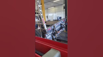Truck frame twisted getting straight