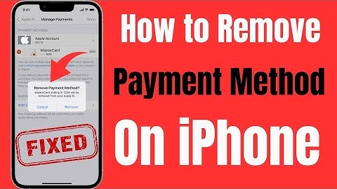 how to remove payment method on iphone 2023 | how to fix unable to remove payment method