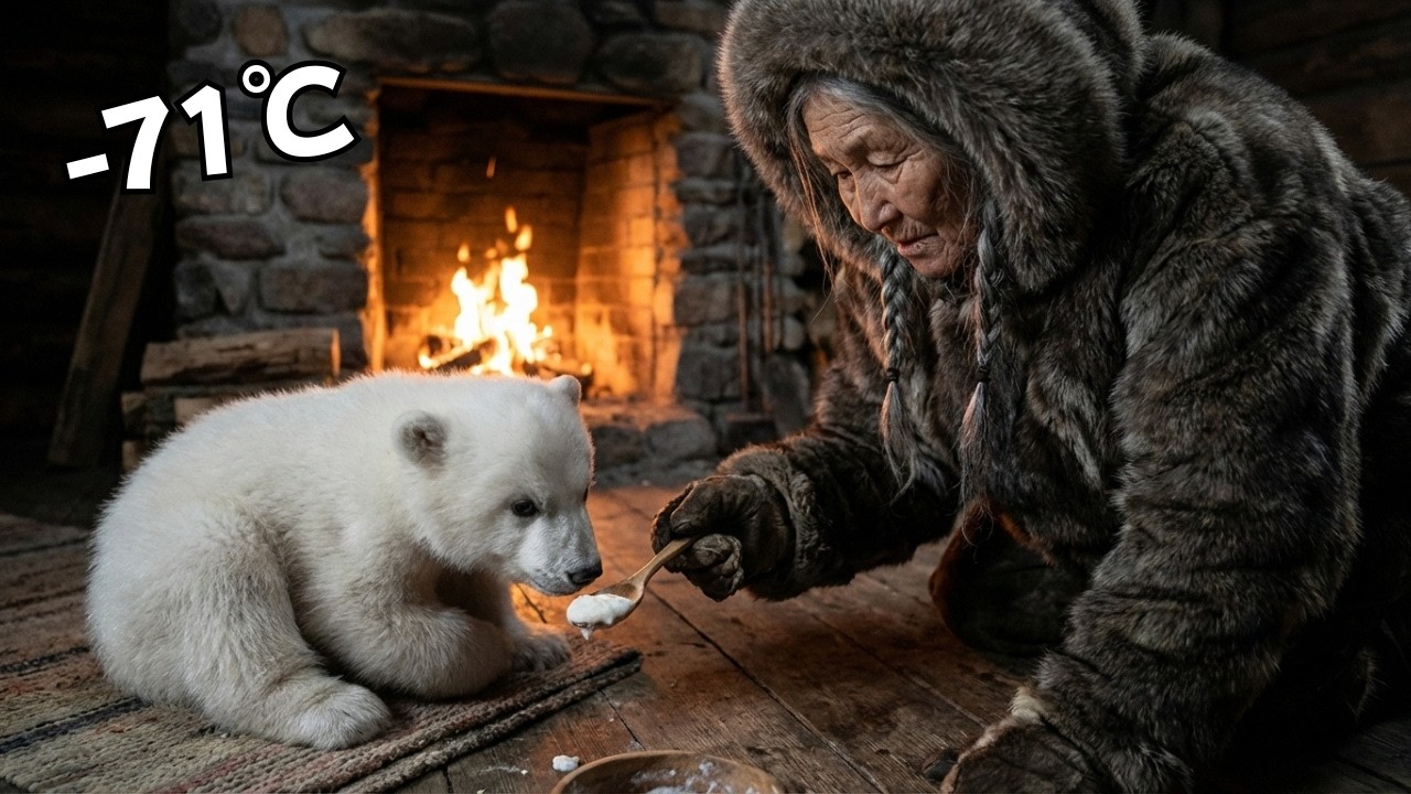 An Elderly Woman Rescued a Lost Polar Bear Cub… The Ending is a Miracle