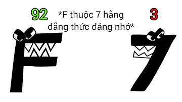 F VS 7 (ALPHABET LORE VS NUMBER LORE) | AVOCADO KYOOP