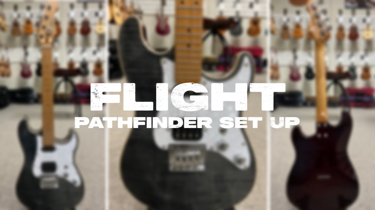 Flight Pathfinder Electric Ukulele Set Up at Aloha City Ukes