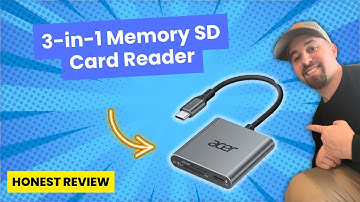 THIS 3 IN 1 SD CARD READER WILL SAVE YOU WHEN YOUR TRAVELING! Acer 3 in 1 SD card reader review!