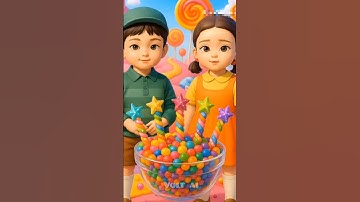 Squid Game Al Korean Snack Popping Candy ASMR #squidgame #squidgame2#ai #asmr