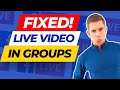 No more streaming into facebook groups  solution for zoom streamyard restream etc