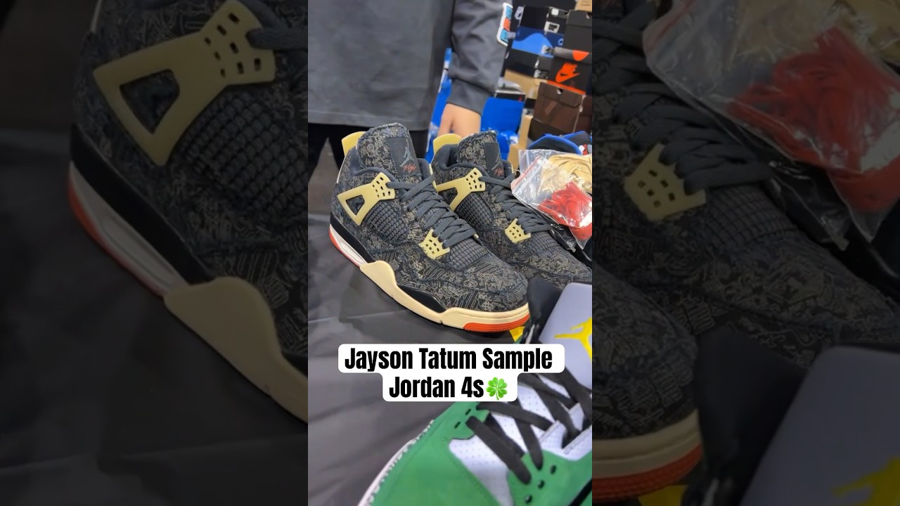 Jayson Tatum Sample Jordan 4s🍀 
