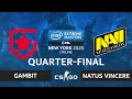 CS:GO - Natus Vincere vs Gambit [Train] Map 1 - IEM New York 2020 - Quarter-final - CIS