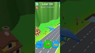 Shape-shifting Gameplay Level 129 #Shorts #Game #Shape-shifting