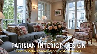 How to Make a Small Room Look Luxurious Parisian Interior Design Secrets