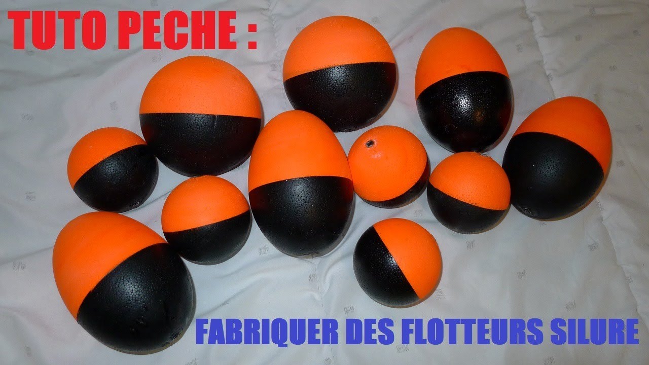 TUTO : FABRIQUER FACILEMENT DES FLOTTEURS SILURE !!! - CATFISH FLOAT