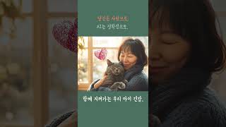 🐱🧡 매일 1분으로 우리 아이 건강 지키는 법 | 노령묘 AI 케어  #고양이건강 #노령묘케어  #묘한솔루션 #고양이