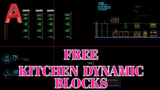 Dynamic Blocks Kitchen Free | Autocad