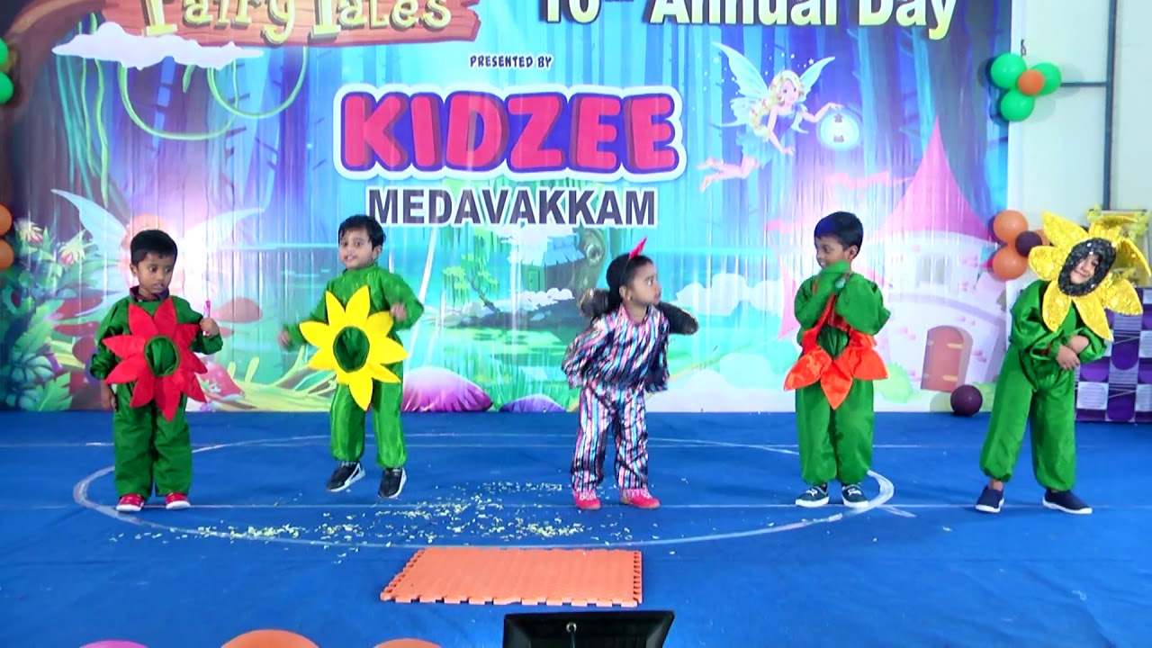 Butterfly Dance @ 10th Annual Day @ KIDZEE Medavakkam - YouTube