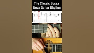 Thumbnail of Classic Bossa Nova Rhythm Pattern (on B7 with notation & tab)