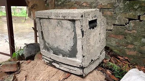 Restoration SONY TV produced in 1990 | Antique television restore | Restore old color TV
