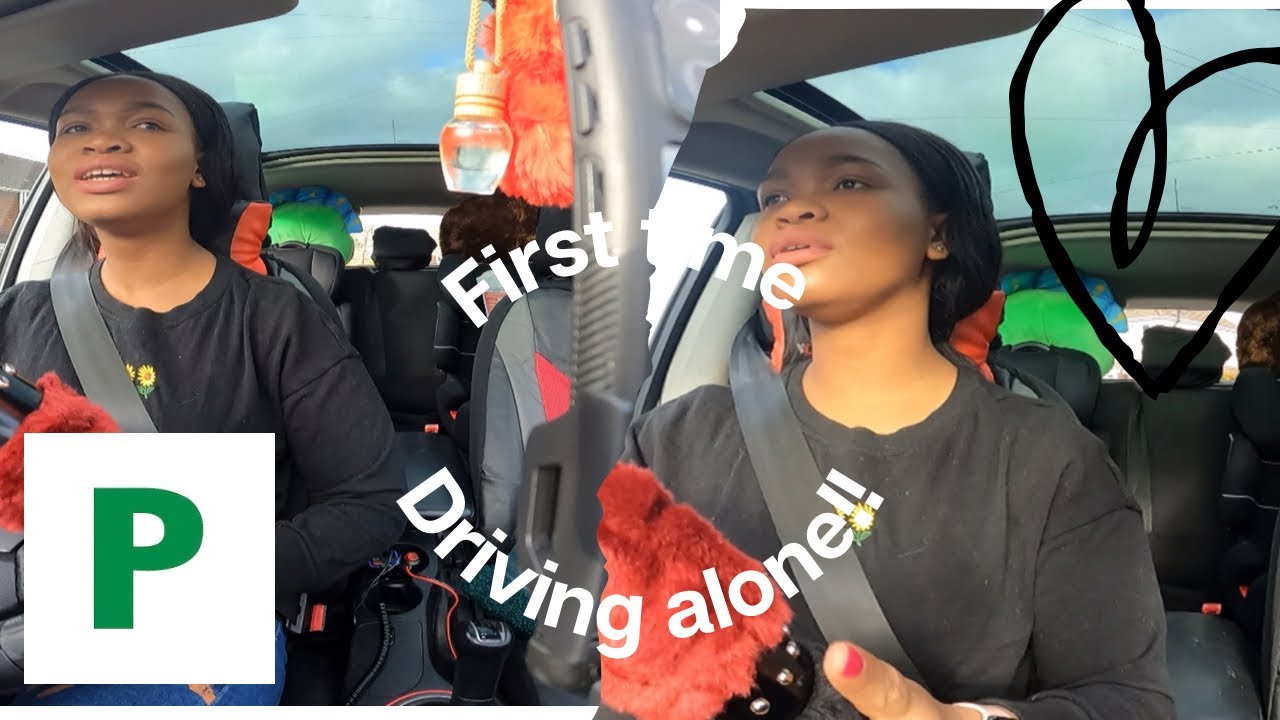 FIRST TIME DRIVING ALONE 😬😳😱|| SCARY 😧