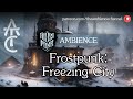 Rpg  dd ambience  frostpunk freezing city snowstorm crowd machinery